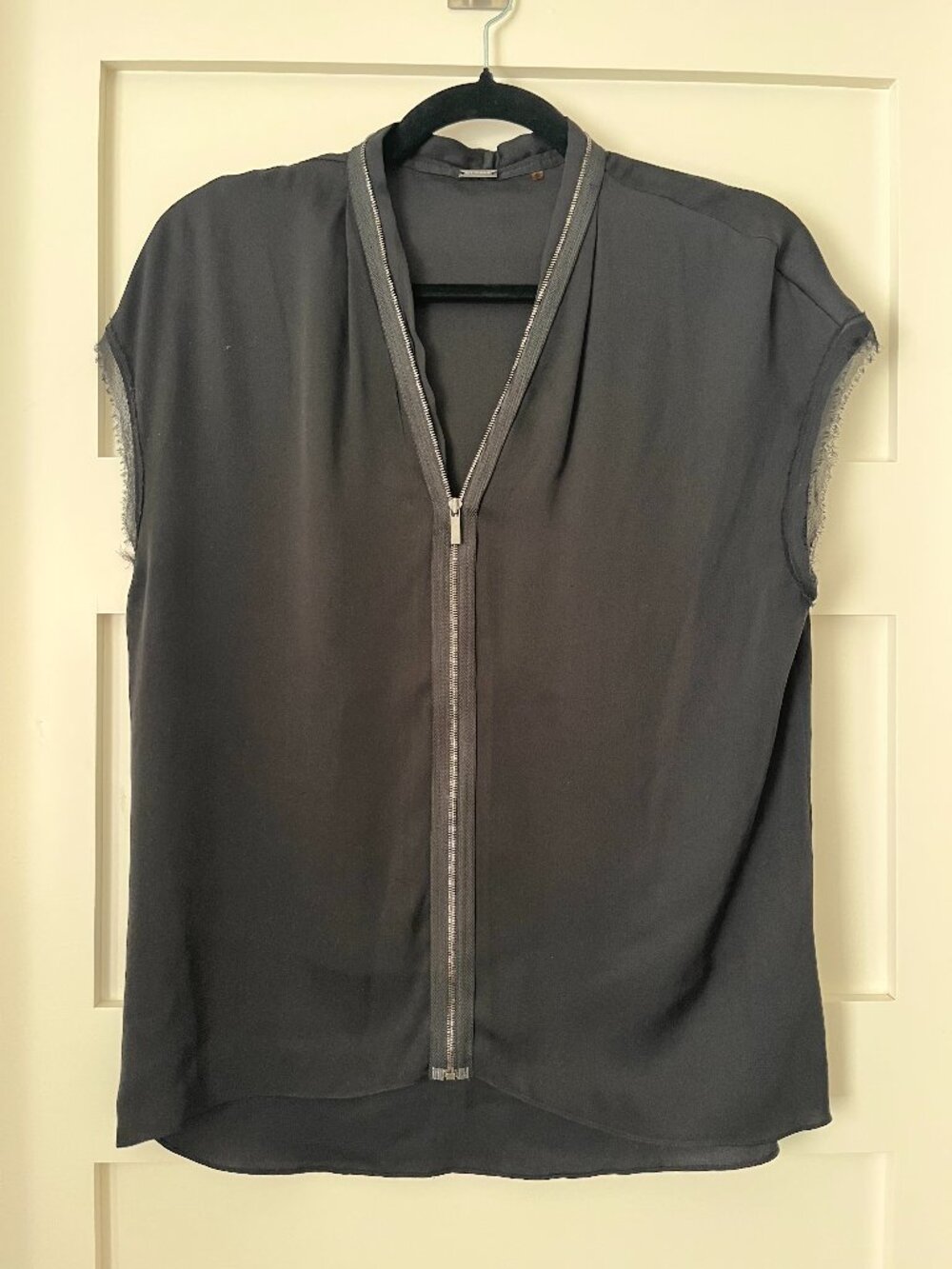 Elie Tahari Sleeveless Silk Blouse